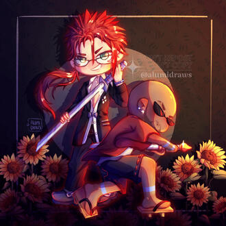 Commission FF7 and Samurai Champloo